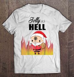 Jolly Profanity – Funny Christmas Tee – Adult Xmas Humor TShirt