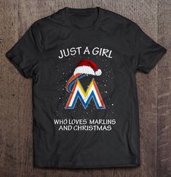 Just A Girl Who Loves Mets And Christmas T-shirt