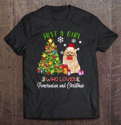 Just A Girl Who Loves Pooh And Christmas Flower Pooh TShirt
