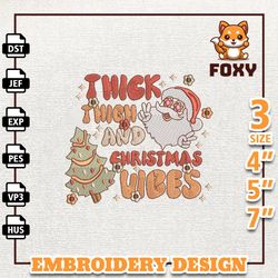 Retro Christmas Embroidery Designs, Tis The Season Embroidery Designs, Winter Embroidery Files, Instant Download