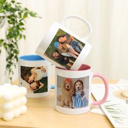 Custom Pet Mug Photo, Coffee Mug with Pet Photo, Pet Face Photo Mug, Personalized Coffee Mug, Personalized Picture Mug,