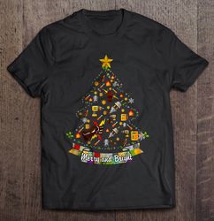 Merry And Bright Engineer Christmas Tree Shirt