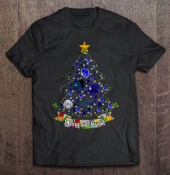 Merry And Bright Marine Veteran Christmas Tree Gift Top