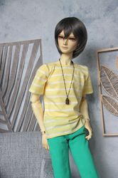 BJD clothes, T-shirt for Luts SSD banana, 70 cm doll clothes