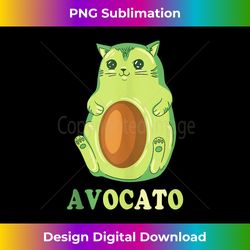 Avocato Funny Avocado Lover Cat Men Women Gifts Tank - Classic Sublimation PNG File - Striking & Memorable Impressions