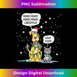Funny Dog & Cat-Difference Between Cat & Dog Funny Chris - Sublimation-Optimized PNG File - Customize with Flair