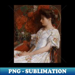 The Victorian Chair by Childe Hassam - Instant Sublimation Digital Download - Revolutionize Your Designs