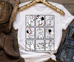 Disney 101 Dalmatians Group Shot Boxes Funny Dog Shirt, Disney Family Matching Shirt, Walt Disney World Shirt, Disneylan
