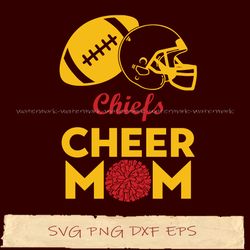 Kansas City Chiefs cheer mom svg, mother day svg, png, file for cricut, instantdownload