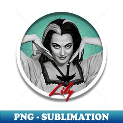 Lily Munster - Exclusive Sublimation Digital File - Enhance Your Apparel with Stunning Detail