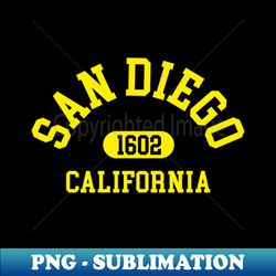 San Diego Vintage Logo Black ver - PNG Transparent Sublimation Design - Unlock Vibrant Sublimation Designs