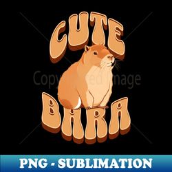 lovely capybara art - sublimation-ready png file - unleash your creativity