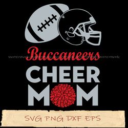 Tampa Bay Buccaneers cheer mom svg, mother day svg, png, file for cricut, instantdownload