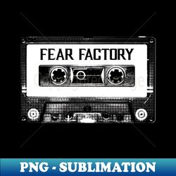 Fear Factory Cassette Tape - PNG Sublimation Digital Download - Perfect for Creative Projects