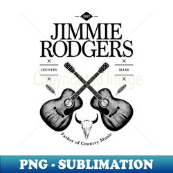 Jimmie Rodgers Acoustic Guitar Vintage Logo - Premium Sublimation Digital Download - Bring Your Designs to Life