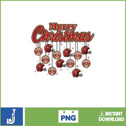 nfl merry christmas ball png, merry christmas ball png, groovy christmas balls png (20)