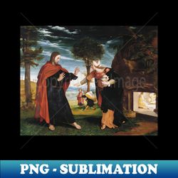 Noli Me Tangere by Hans Holbein the Younger - Sublimation-Ready PNG File - Unleash Your Inner Rebellion