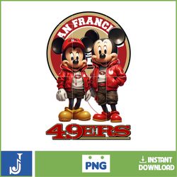 NFL Mouse Couple Football Team Png, Choose NFL Football Teams inspired Mickey Mouse Png, Game Day Png(26)