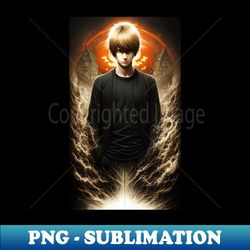 Light Yagami Looked At Him Seriously - Sublimation-Ready PNG File - Unlock Vibrant Sublimation Designs