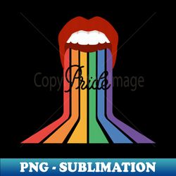 PRIDE LIPS - PNG Transparent Sublimation File - Transform Your Sublimation Creations