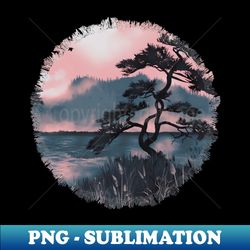 Evening Fog - Professional Sublimation Digital Download - Add a Festive Touch to Every Day