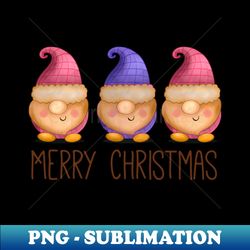 Gnomes Wearing A Pink Hat - High-Resolution PNG Sublimation File - Fashionable and Fearless