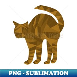 Cat-Abstract Triangle - Retro PNG Sublimation Digital Download - Defying the Norms