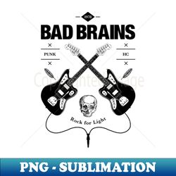 Bad Brains Guitar Vintage Logo - Vintage Sublimation PNG Download - Perfect for Personalization