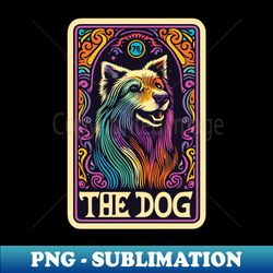 dog tarot card - Exclusive Sublimation Digital File - Boost Your Success with this Inspirational PNG Download