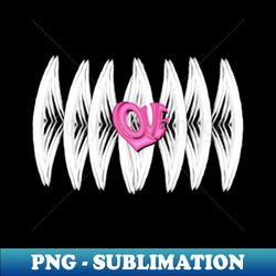 Love art - PNG Transparent Sublimation Design - Defying the Norms