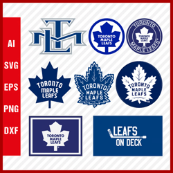 Toronto Maple Leafs Logo - Nhl Logo - Nhl Teams Logo - Maple Leafs Symbol - Maple Leaf Clipart - Maple Leaf Svg