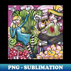 Al and the Hatter - PNG Transparent Sublimation Design - Capture Imagination with Every Detail
