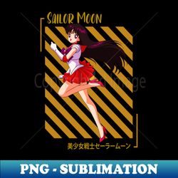 Sailor Mars - Trendy Sublimation Digital Download - Perfect for Personalization