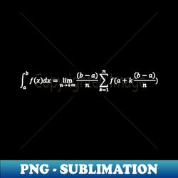 riemann integral and sum calculus and math - PNG Transparent Digital Download File for Sublimation - Bring Your Designs to Life
