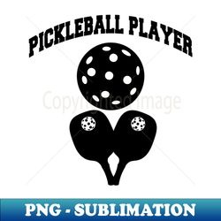 Pickleball Player - PNG Transparent Digital Download File for Sublimation - Revolutionize Your Designs