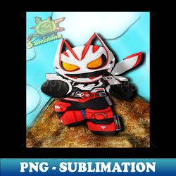 Kamen Rider Geats Chibi Style - PNG Transparent Digital Download File for Sublimation - Capture Imagination with Every Detail