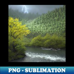 In the Midst of Natures Drama - High-Quality PNG Sublimation Download - Spice Up Your Sublimation Projects