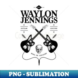 Waylon Jennings Logo - Instant Sublimation Digital Download - Capture Imagination with Every Detail