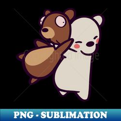cute polar bear hug - trendy sublimation digital download - perfect for sublimation mastery