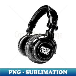 Thompson Twins Retro Headphones - PNG Transparent Digital Download File for Sublimation - Defying the Norms