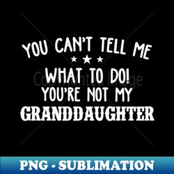 you cant tell me what to do youre not my granddaughter - retro png sublimation digital download - perfect for sublimation mastery