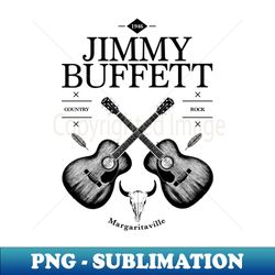 Jimmy Buffett Acoustic Guitar Logo - Trendy Sublimation Digital Download - Unleash Your Creativity