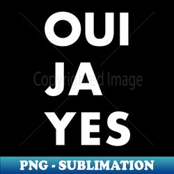 Thom Yorke OUI JA YES - Creative Sublimation PNG Download - Perfect for Sublimation Art