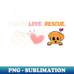 Rescue dog lovers Funny Dog Parents - Retro PNG Sublimation Digital Download - Perfect for Sublimation Mastery