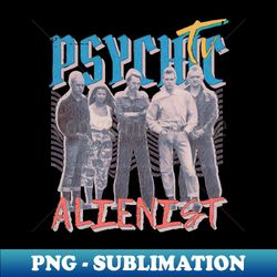 Psychic Tv Vintage 1981  Alienist Original Fan Design Artwork - Exclusive Sublimation Digital File - Instantly Transform Your Sublimation Projects