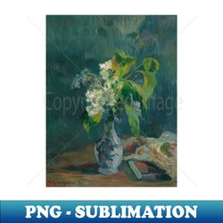 Lilacs by Paul Gauguin - PNG Transparent Sublimation Design - Boost Your Success with this Inspirational PNG Download