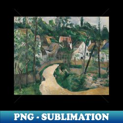 Turn in the Road by Paul Cezanne - Sublimation-Ready PNG File - Revolutionize Your Designs