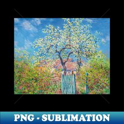Poirier En Fleurs by Claude Monet - Special Edition Sublimation PNG File - Spice Up Your Sublimation Projects