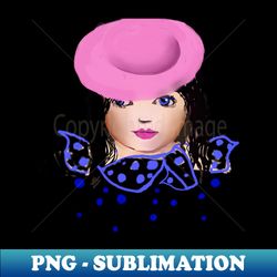 pink hat - modern sublimation png file - capture imagination with every detail