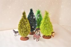 Christmas fir tree toy forest trees baby room decor, trees play baby, Trees for play baby and for decor kids room